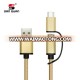 USB 3.1 Type C Cable Micro USB 2-in-1 Duo Cable Micro USB Type-C Duo Cable with Type C Convert Adapter